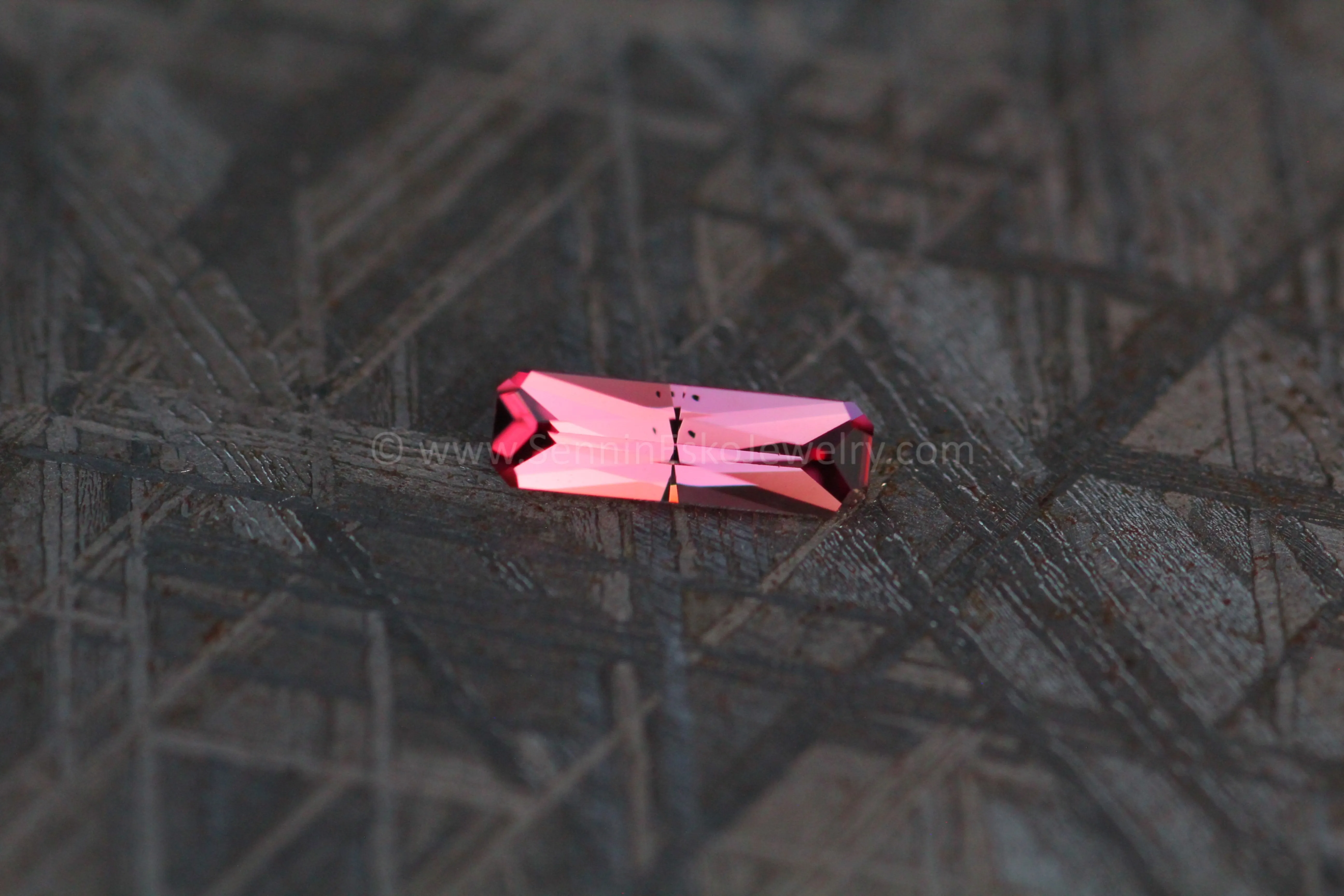 0.57 ct Rose Pink Sapphire Long Octagon - Umba - 8.5x2.7mm, Specialty Cut