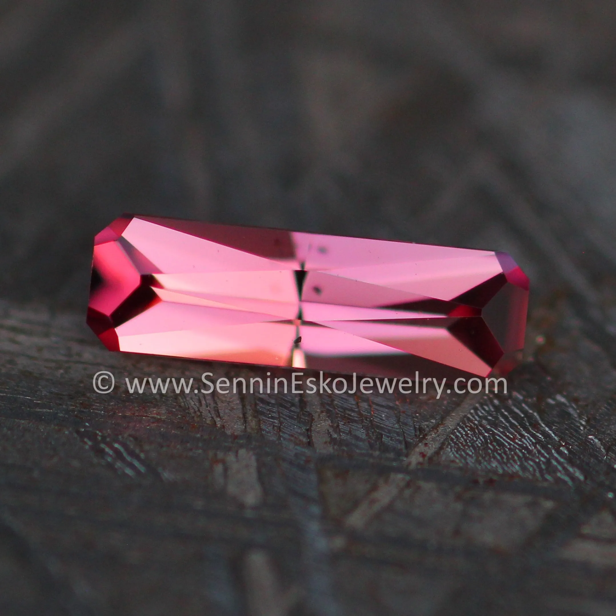 0.57 ct Rose Pink Sapphire Long Octagon - Umba - 8.5x2.7mm, Specialty Cut