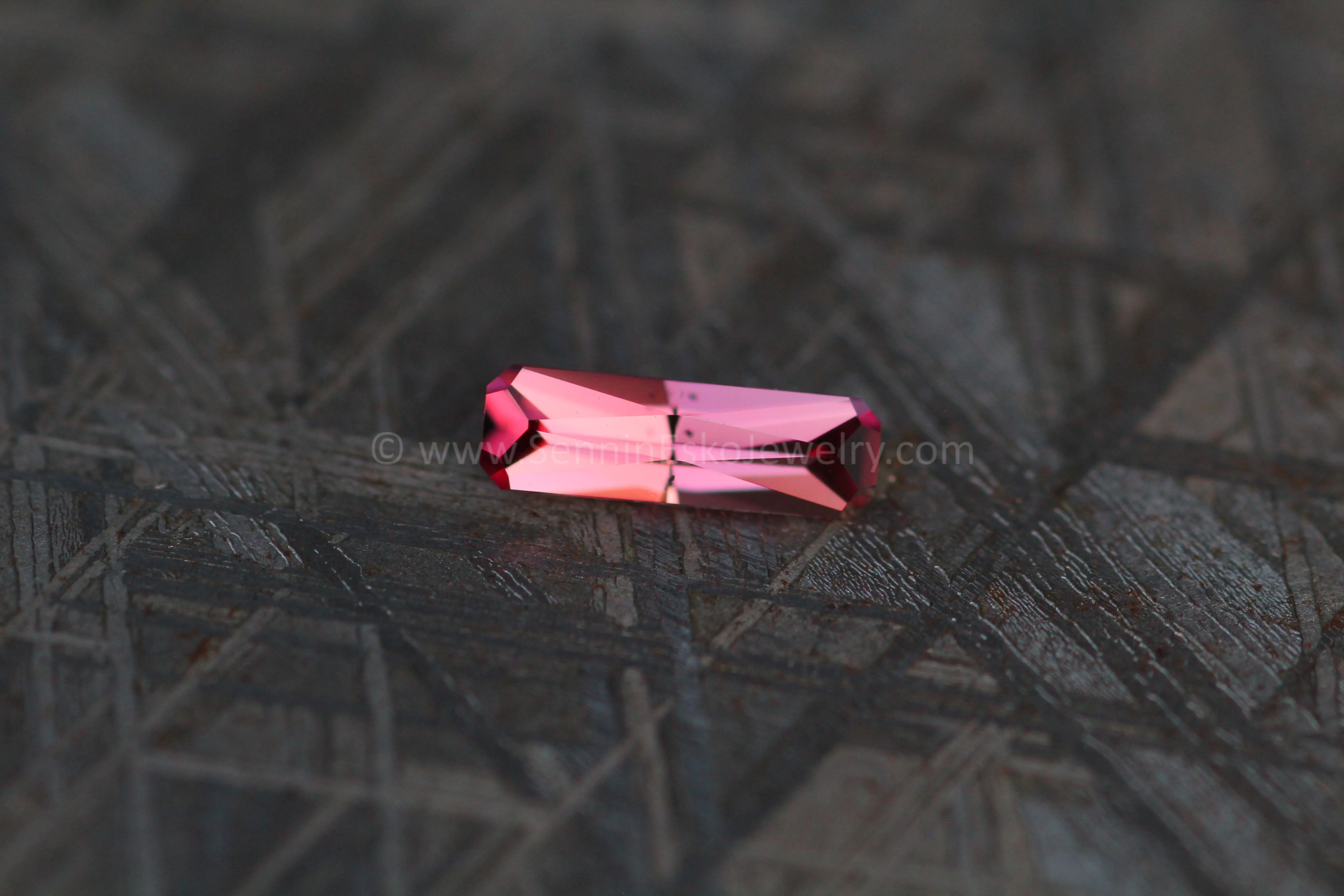0.57 ct Rose Pink Sapphire Long Octagon - Umba - 8.5x2.7mm, Specialty Cut