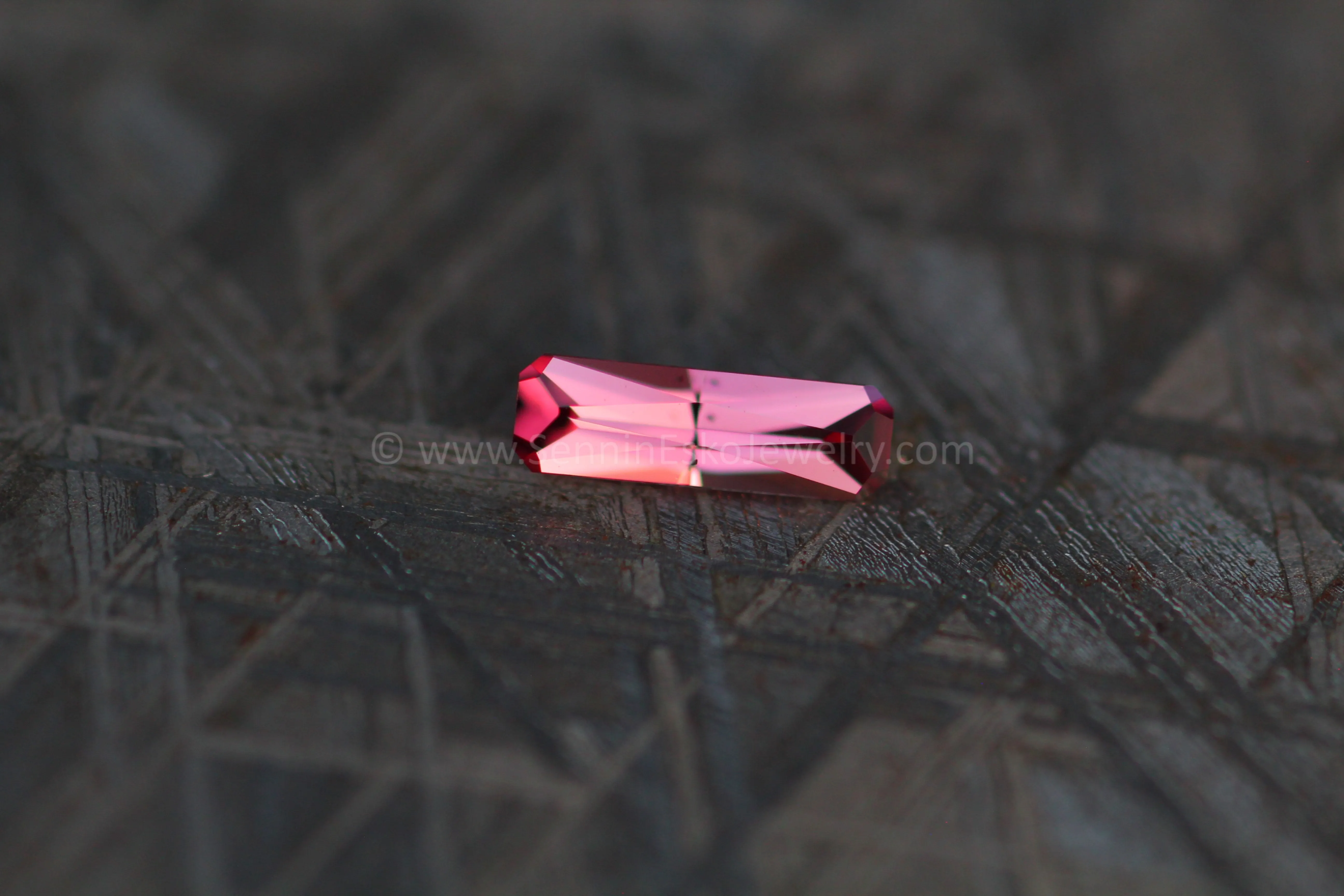 0.57 ct Rose Pink Sapphire Long Octagon - Umba - 8.5x2.7mm, Specialty Cut