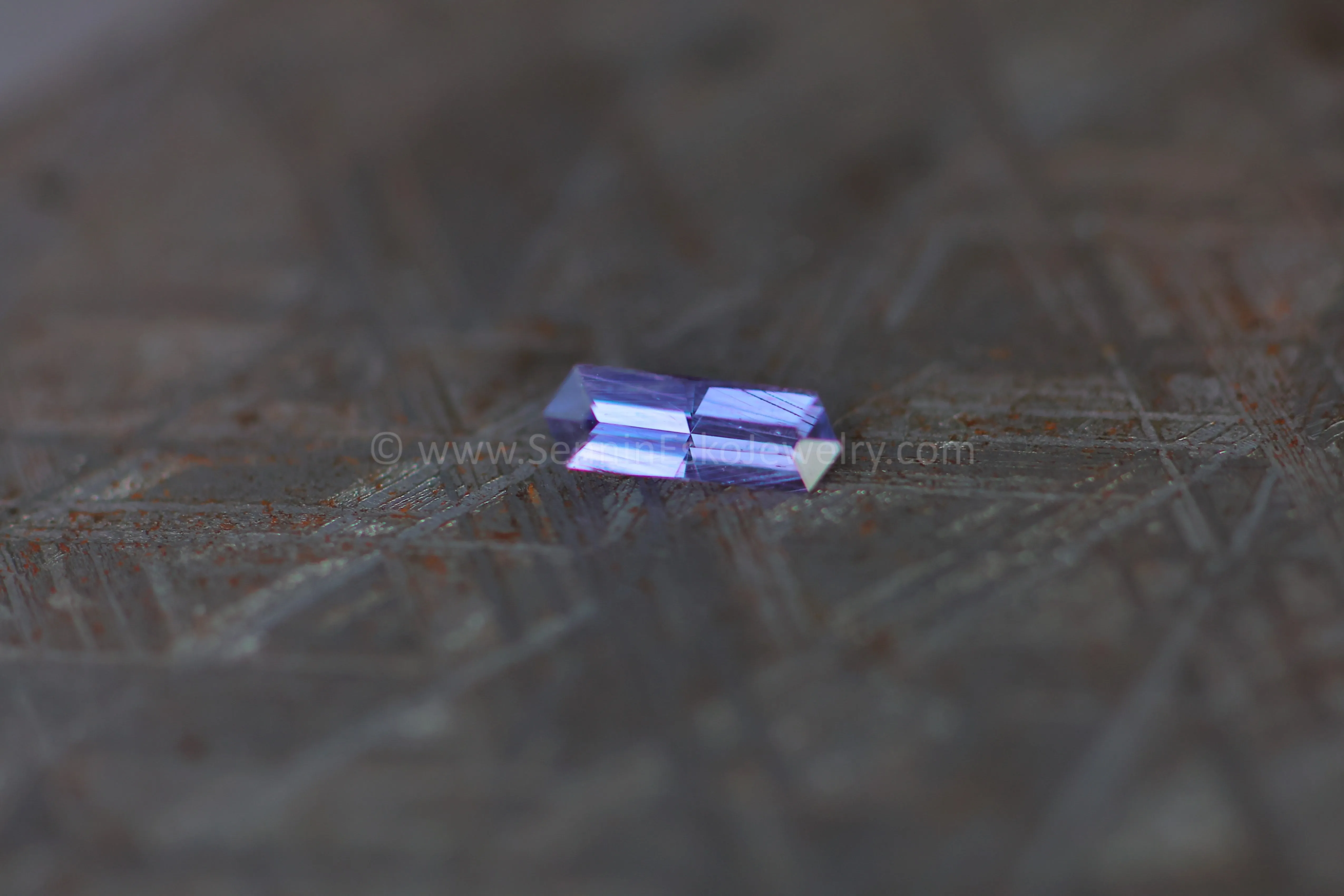 0.5ct Purple Sapphire Rupee, 8.1x2.9mm