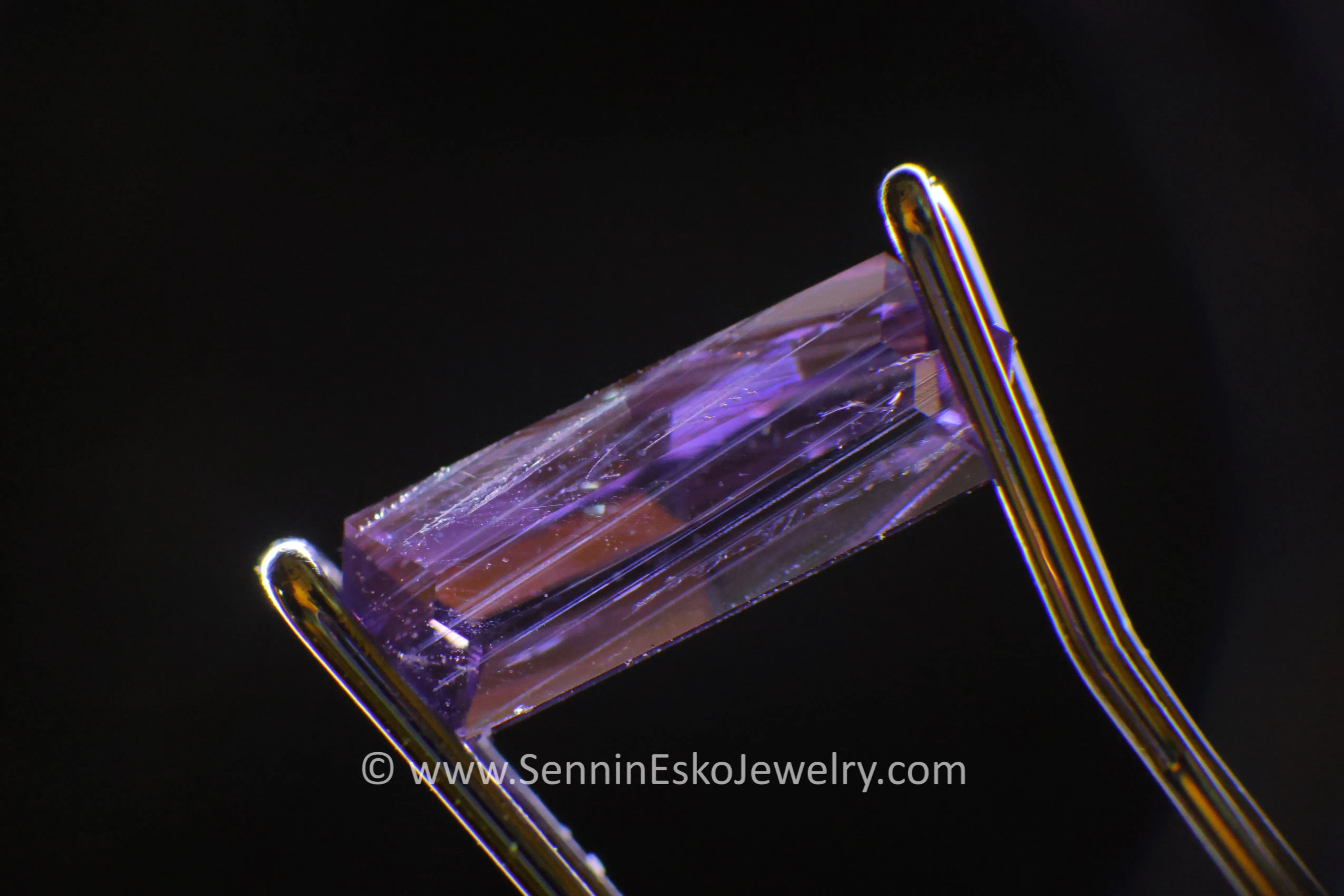 0.5ct Purple Sapphire Rupee, 8.1x2.9mm