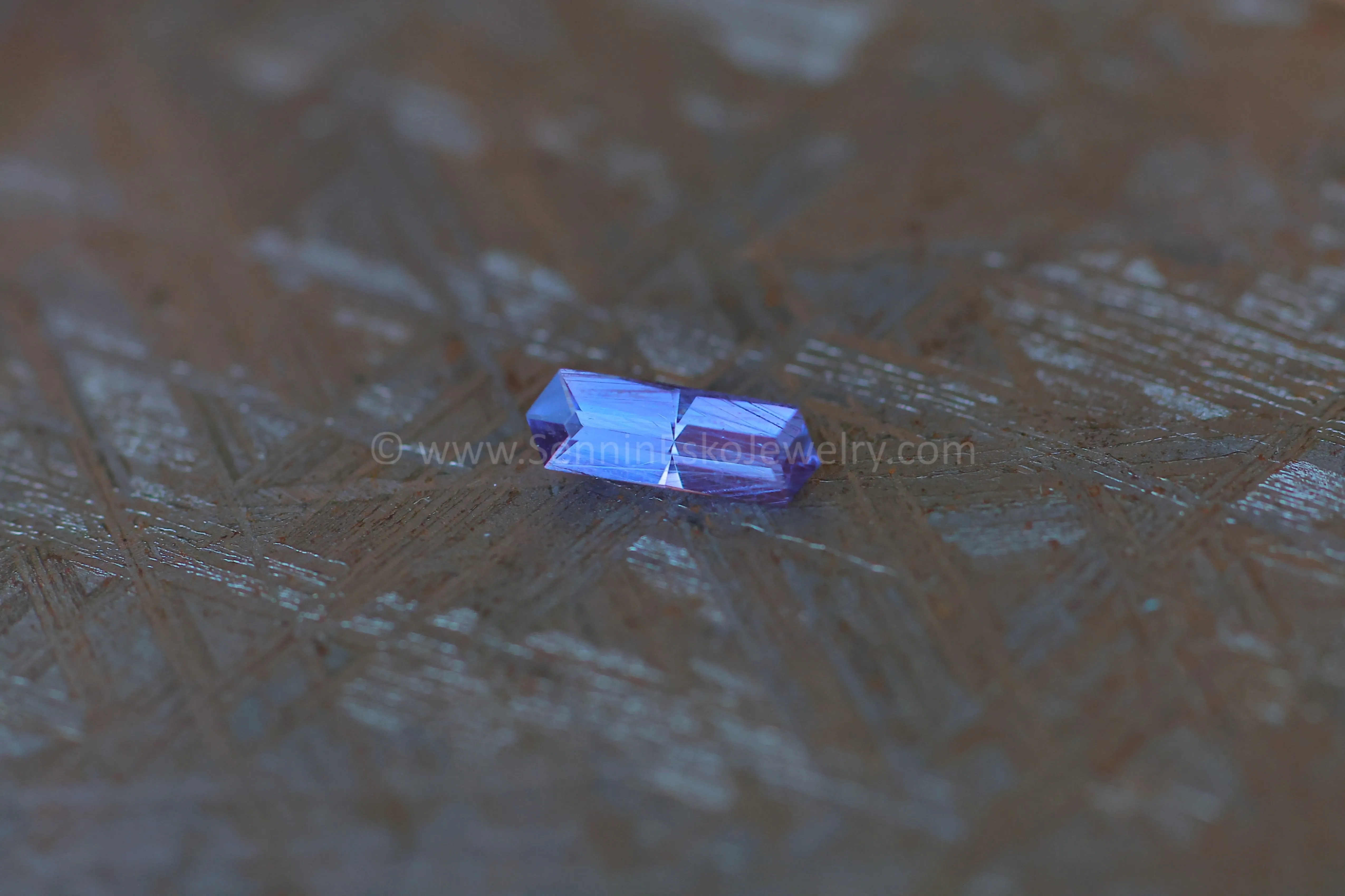 0.5ct Purple Sapphire Rupee, 8.1x2.9mm