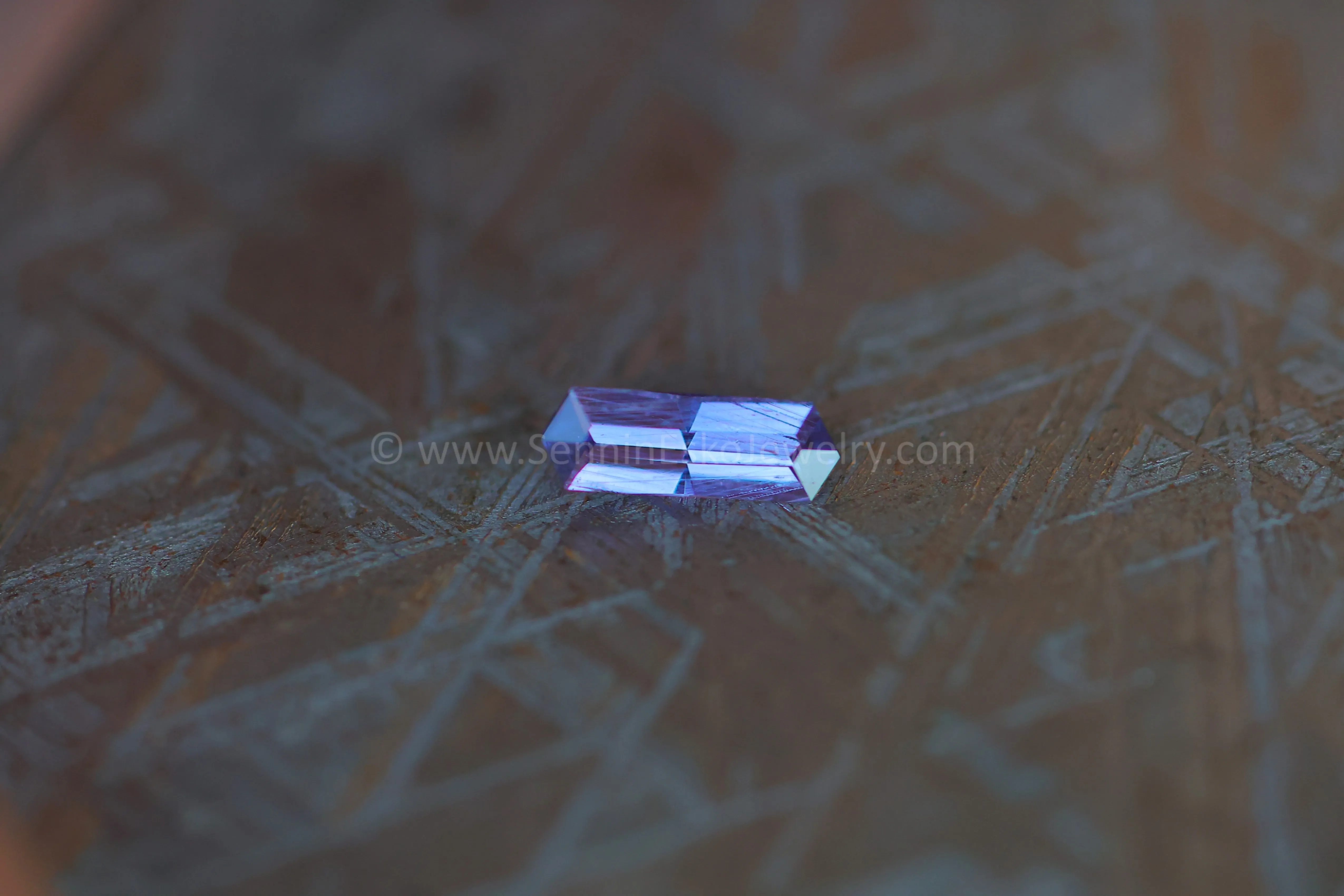 0.5ct Purple Sapphire Rupee, 8.1x2.9mm