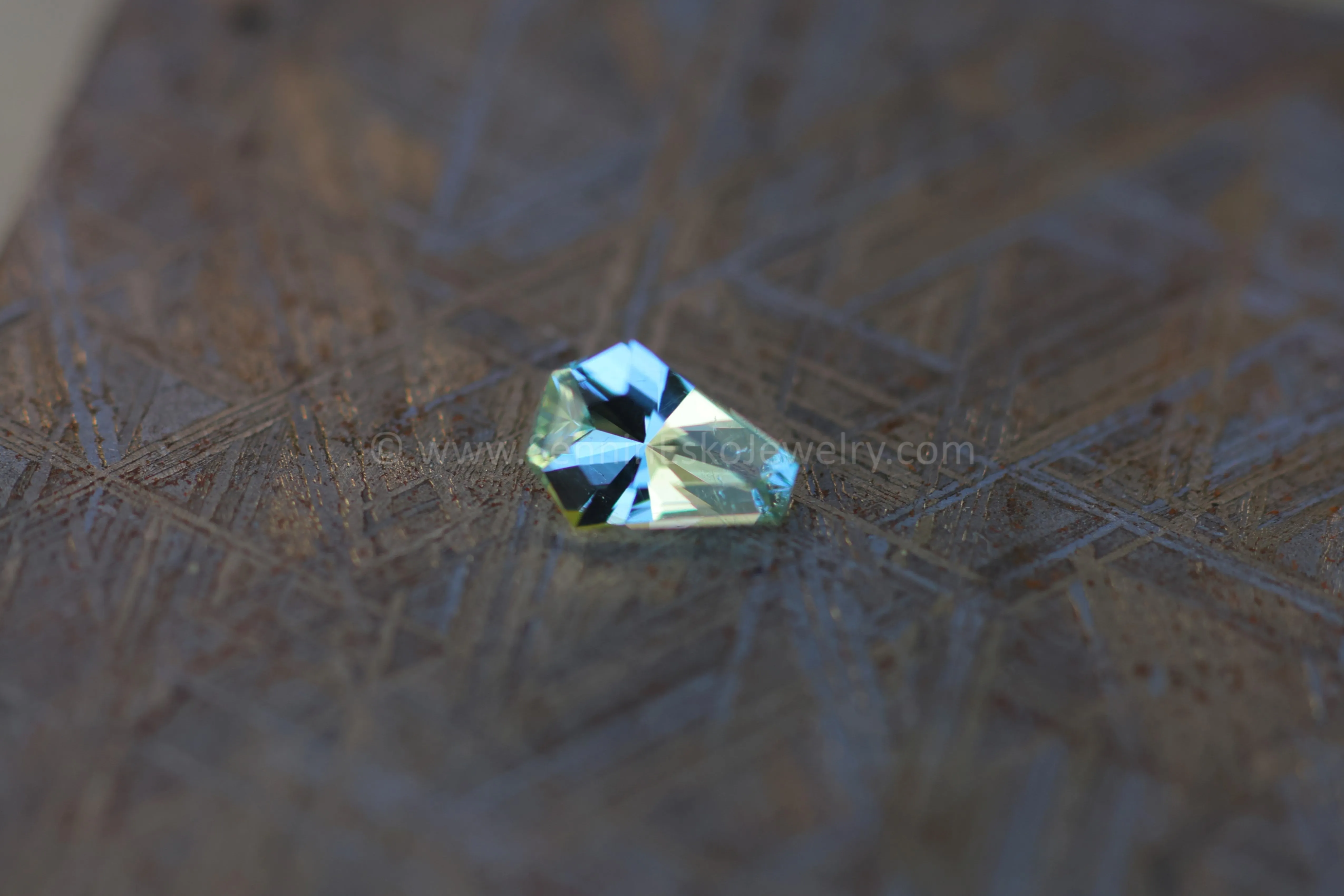 1.1 carat Mint/Lime Tourmaline Coffin - 8.4x6.2mm