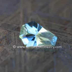 1.1 carat Mint/Lime Tourmaline Coffin - 8.4x6.2mm