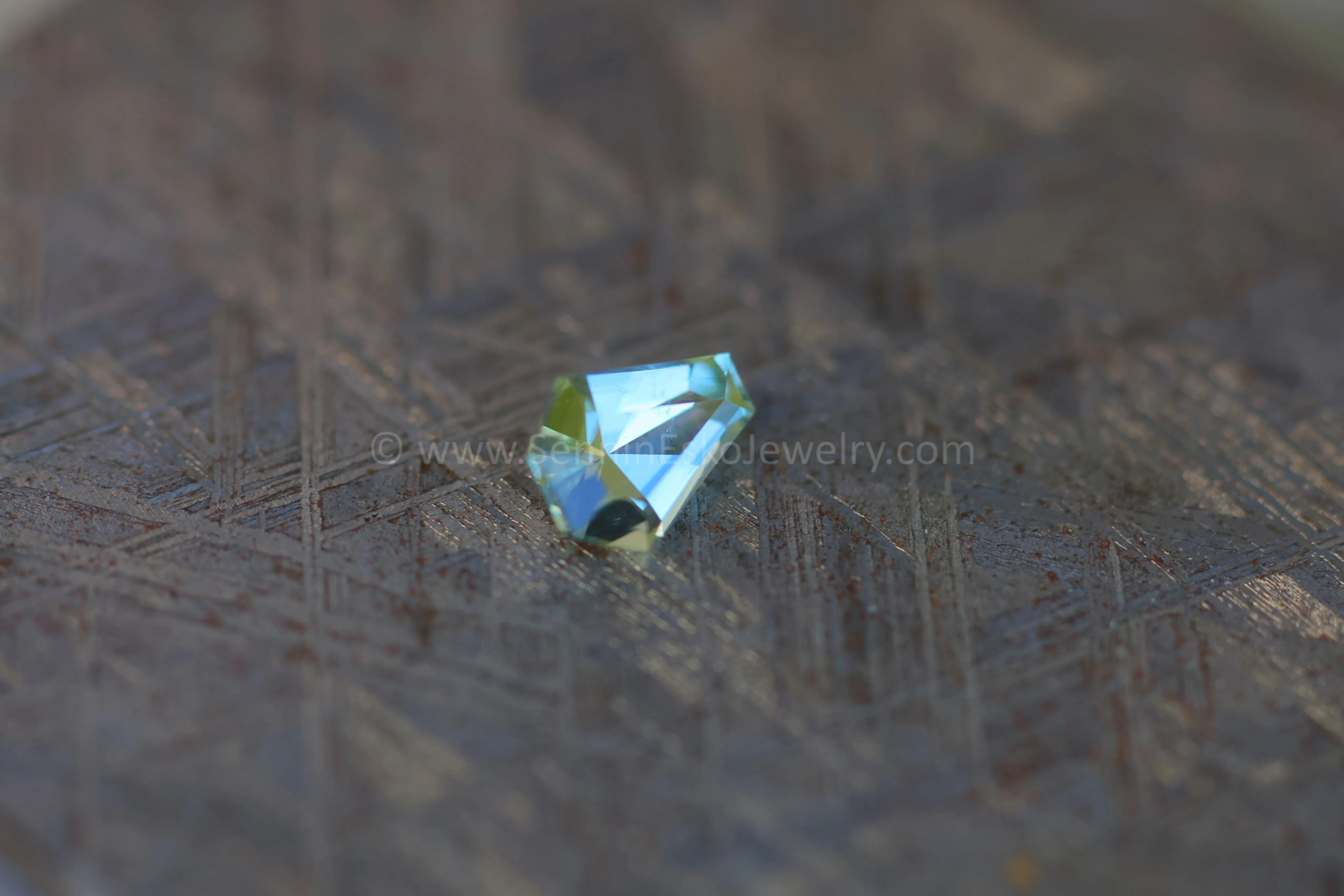 1.1 carat Mint/Lime Tourmaline Coffin - 8.4x6.2mm