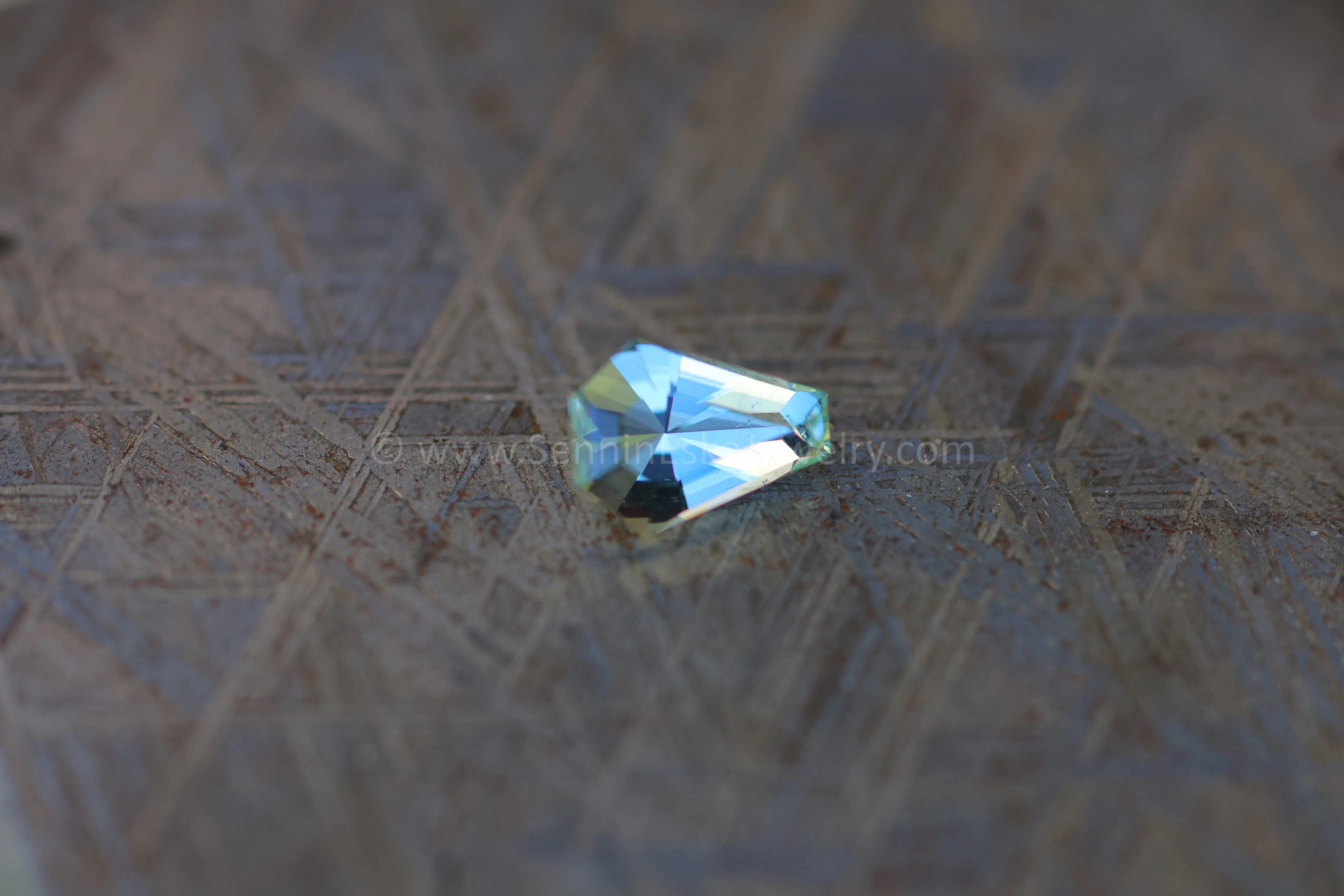1.1 carat Mint/Lime Tourmaline Coffin - 8.4x6.2mm