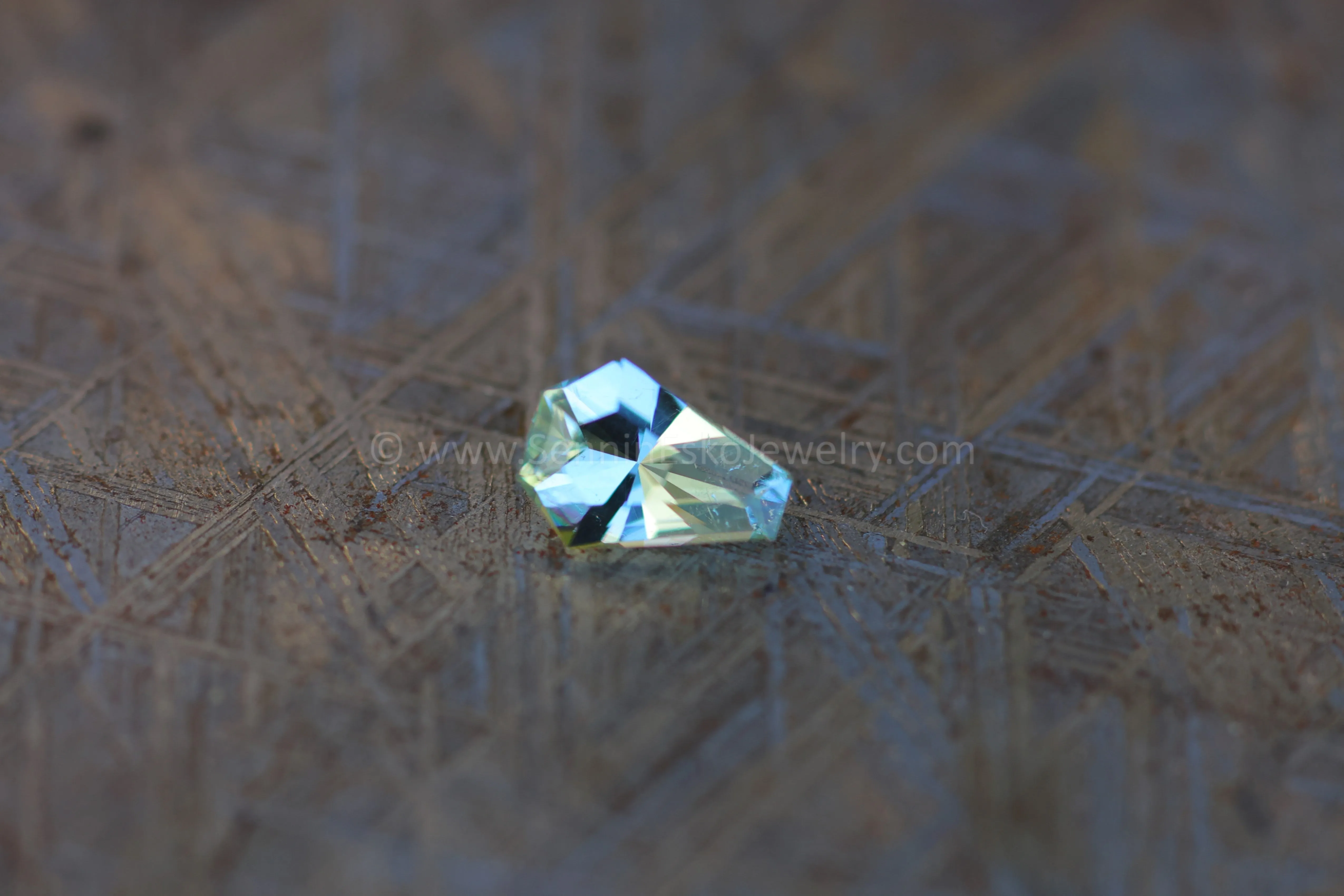 1.1 carat Mint/Lime Tourmaline Coffin - 8.4x6.2mm