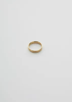 18K Classic Oval Ring — 3.0mm