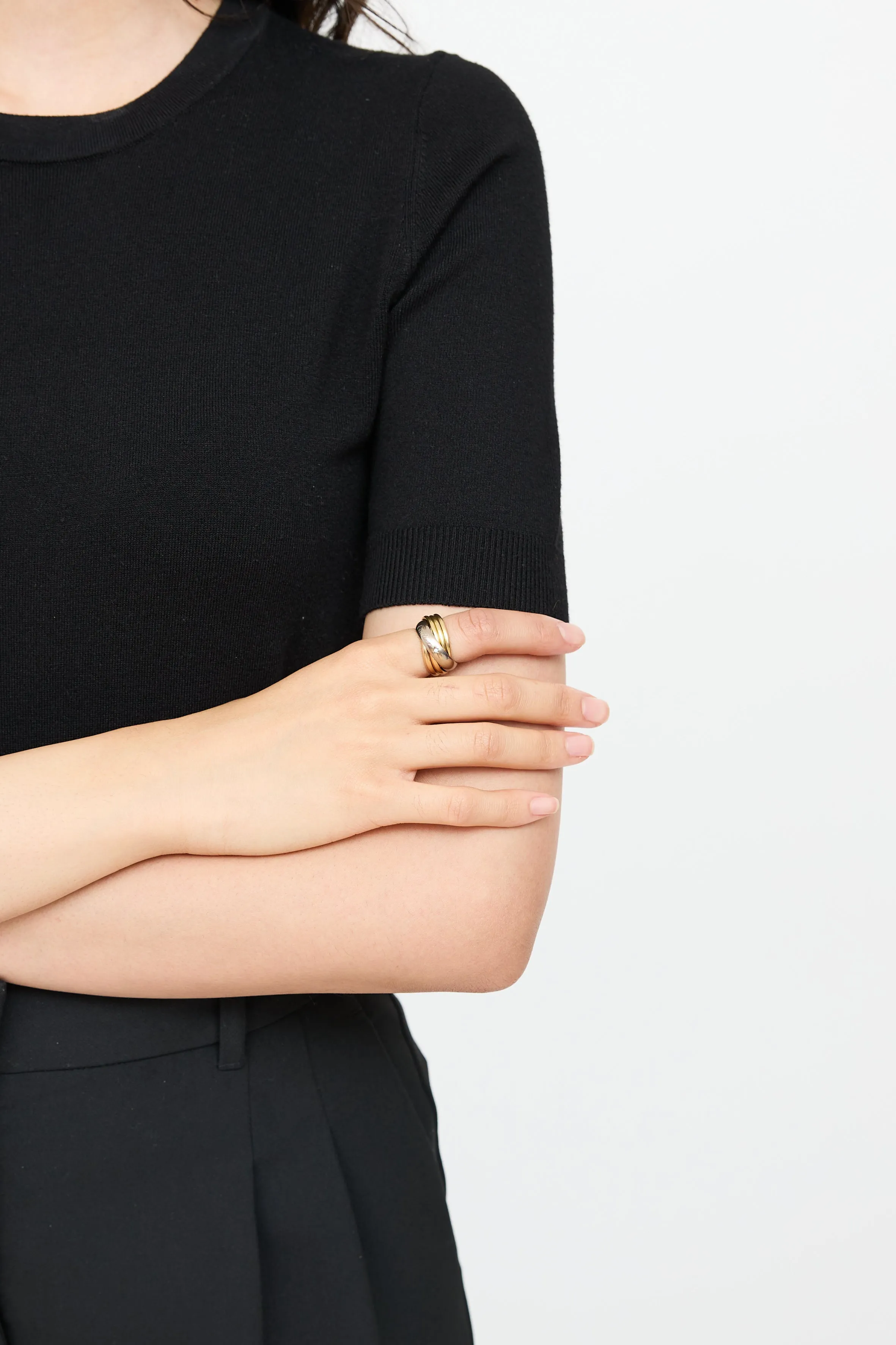 18K Gold Trinity Six Diamond Ring