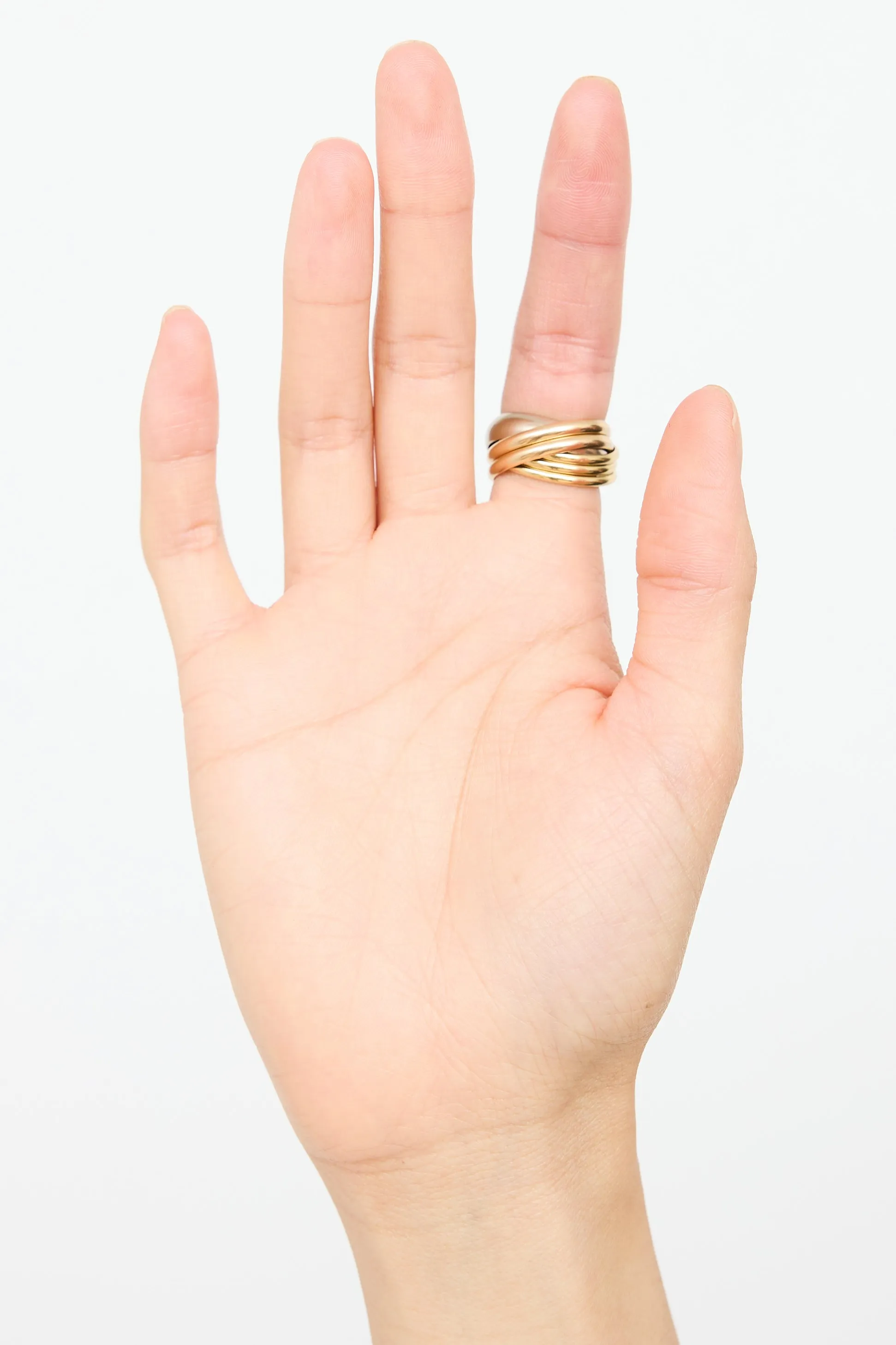 18K Gold Trinity Six Diamond Ring