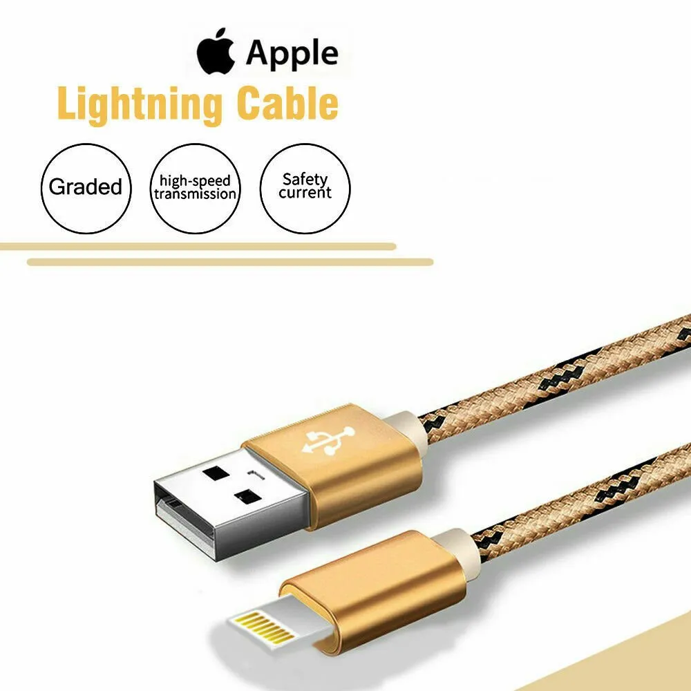 1M White Fast Charging Lightning Data Sync Charger Cable Cord For iPhone
