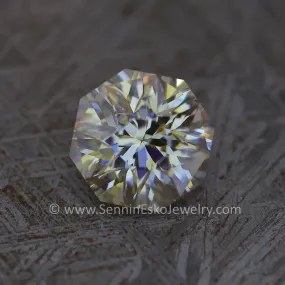 2.2 Carat Champagne Moissanite Octagon - 8x8.3mm