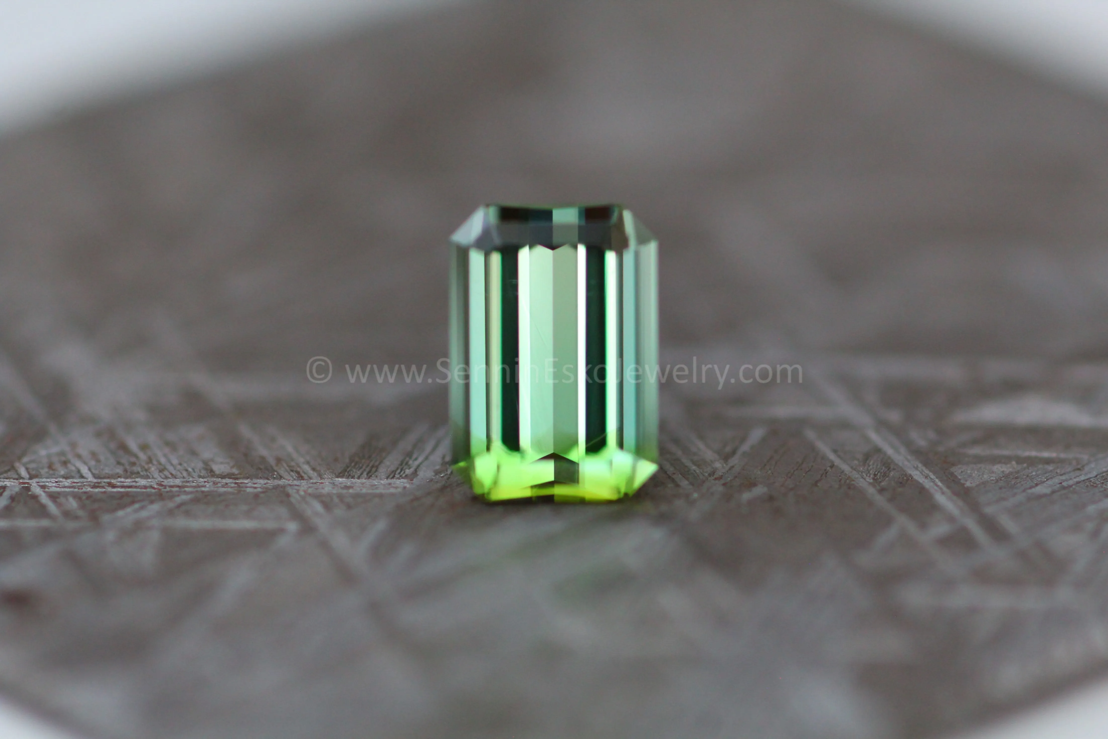 2.4 carat Spring Green Tourmaline Octagon - 9.4x6.5mm - Step Cut