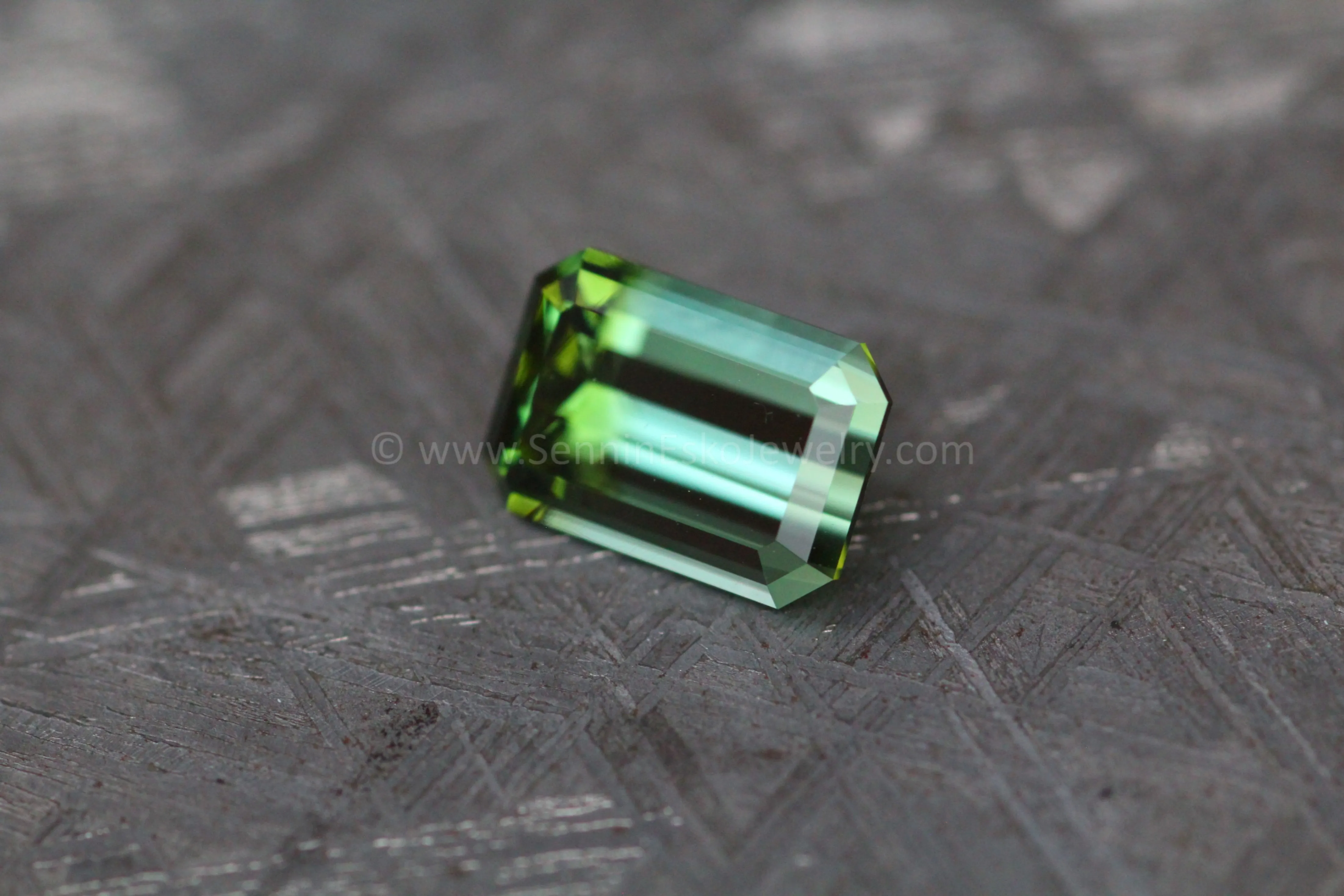 2.4 carat Spring Green Tourmaline Octagon - 9.4x6.5mm - Step Cut
