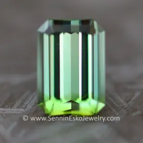 2.4 carat Spring Green Tourmaline Octagon - 9.4x6.5mm - Step Cut
