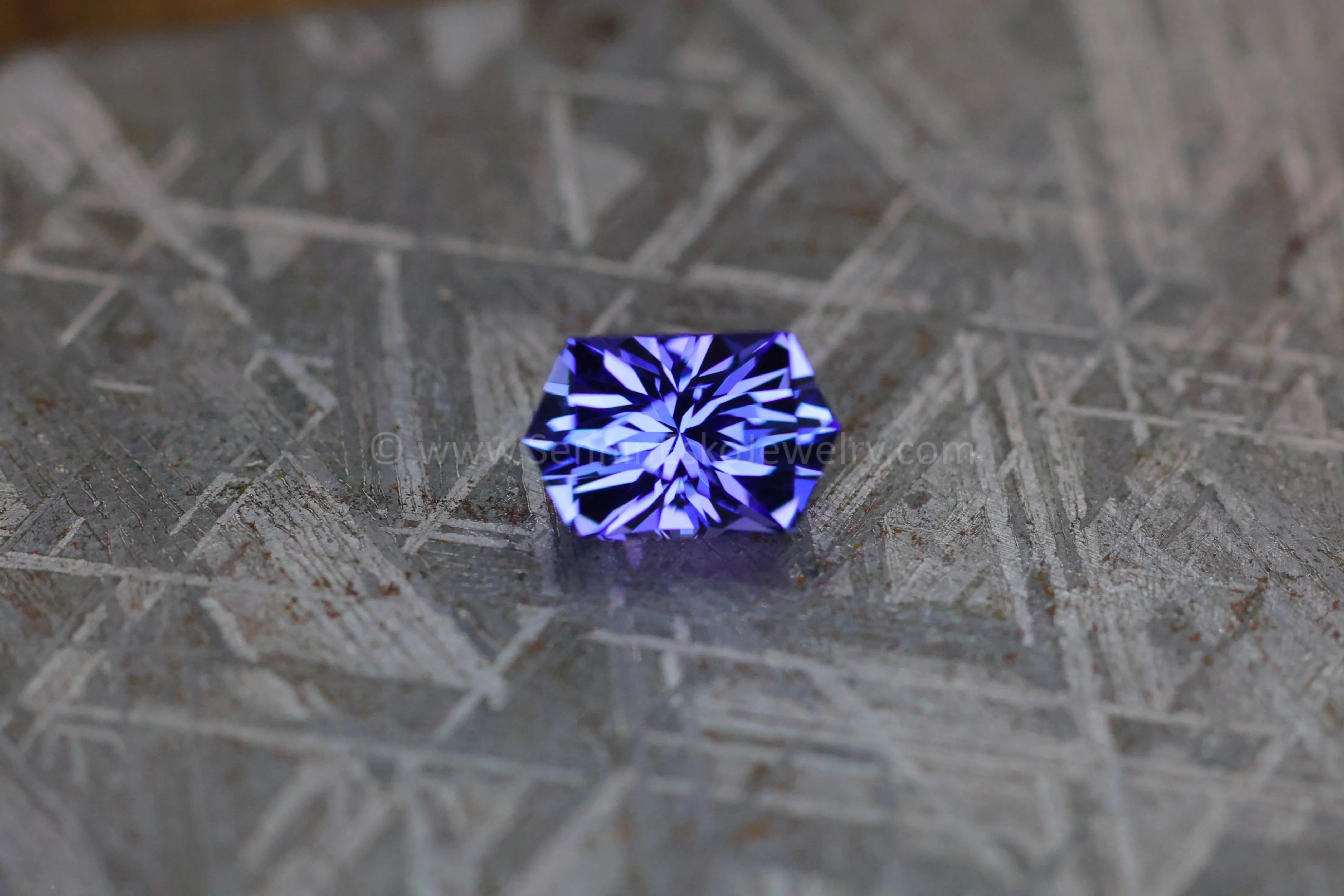 2.41 Carat Lavender Tanzanite Hexagon - 9.45x6mm - Specialty Cut