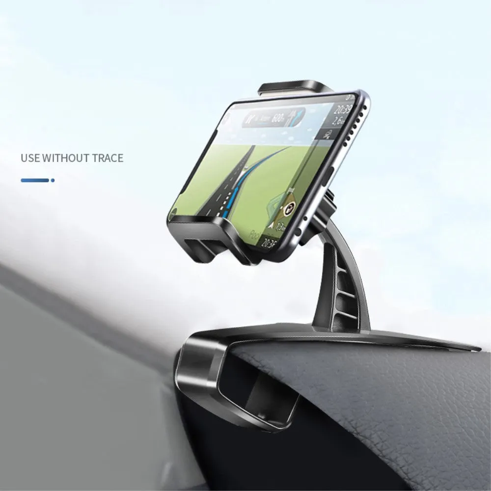 3 in 1 Car GPS Smartphone Holder: Dashboard / Visor Clamp   AC Grid Clip for FLY LIFE COMPACT (2018) - Black