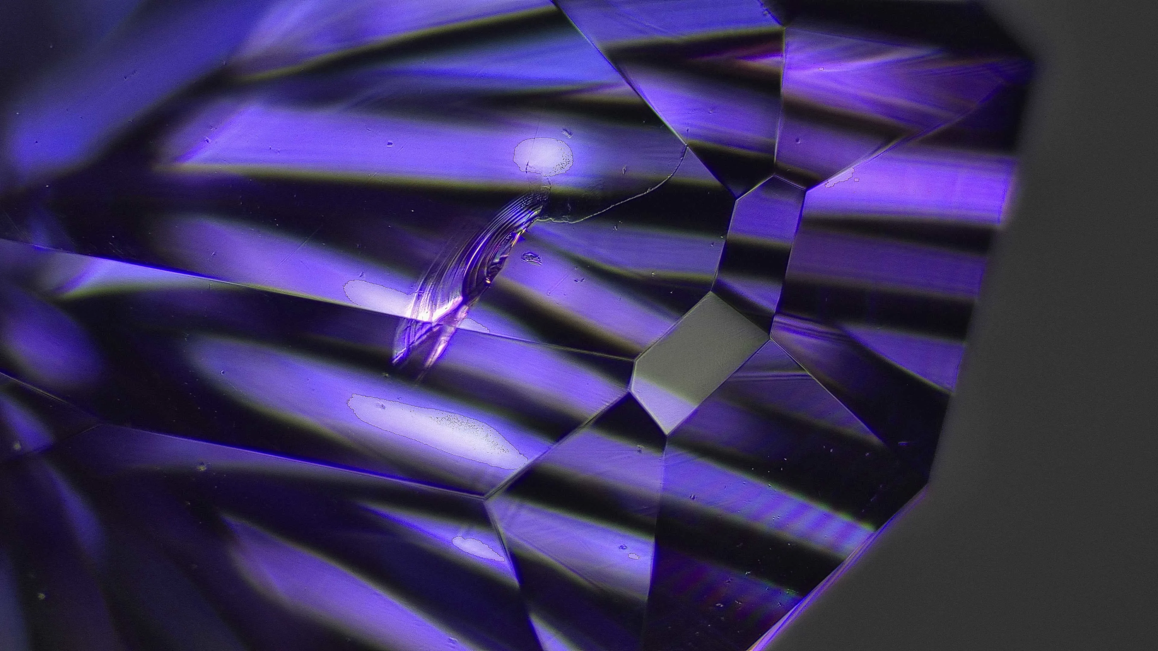 3.89 Carat Purple/Violet Tanzanite Octagonal Shield - 11.2x10mm - Fantasy Cut