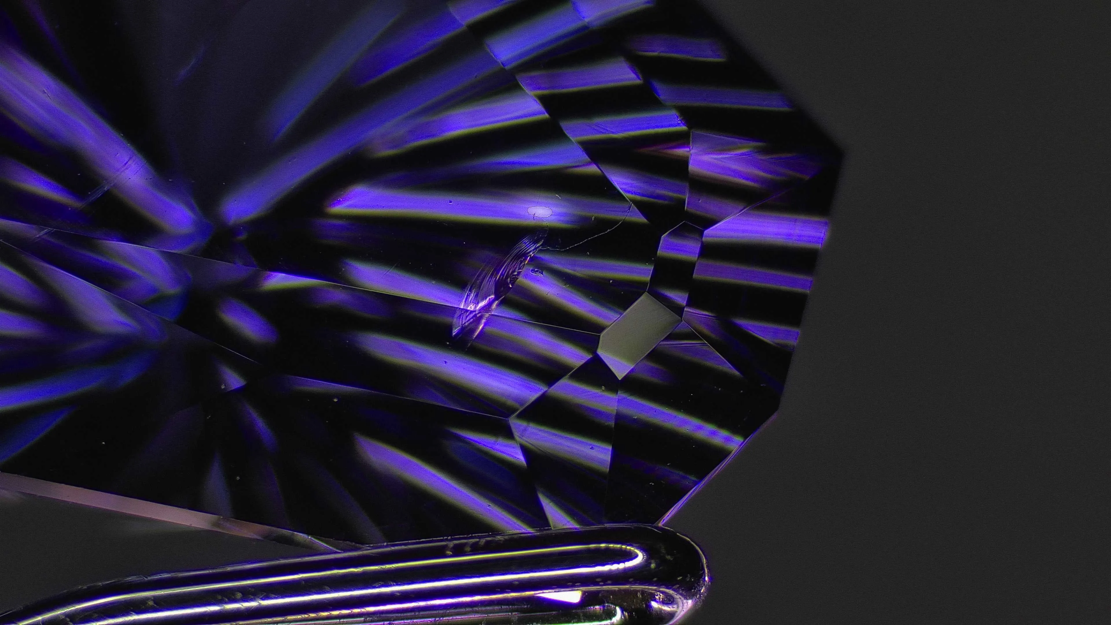 3.89 Carat Purple/Violet Tanzanite Octagonal Shield - 11.2x10mm - Fantasy Cut