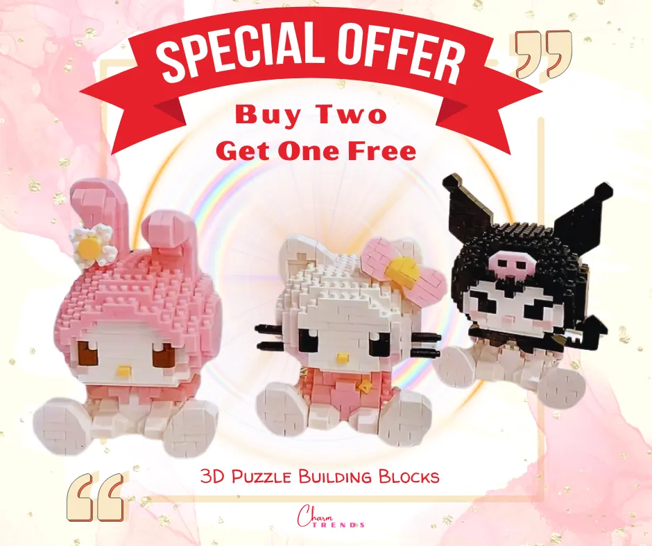 3D Sanrio Puzzle Building Blocks