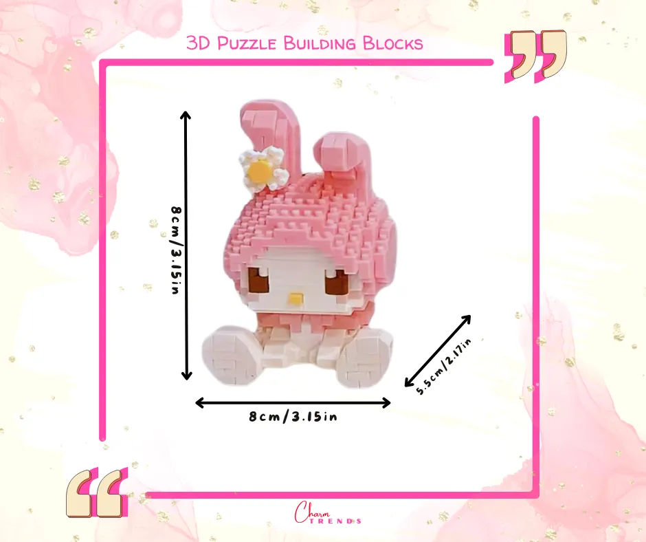 3D Sanrio Puzzle Building Blocks