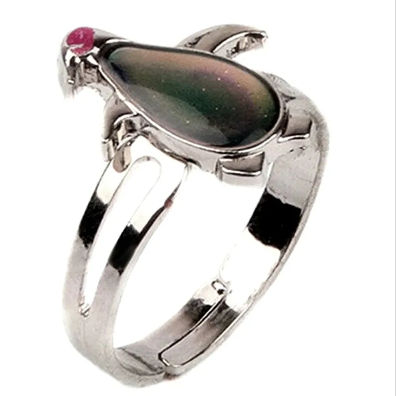 Adjustable Mermaid Mood Ring - Color Changeable with Temperature Variations