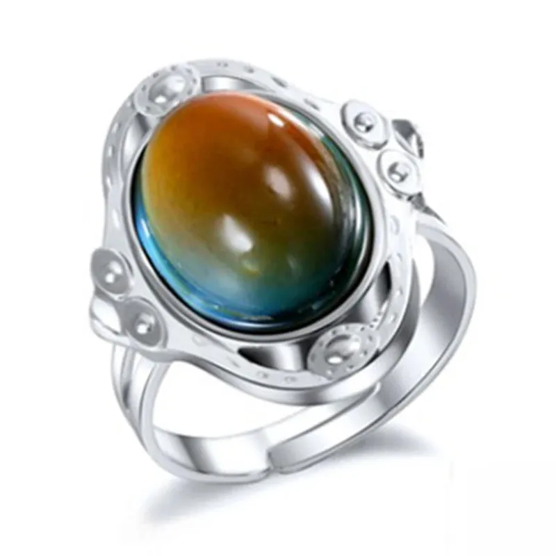 Adjustable Mermaid Mood Ring - Color Changeable with Temperature Variations