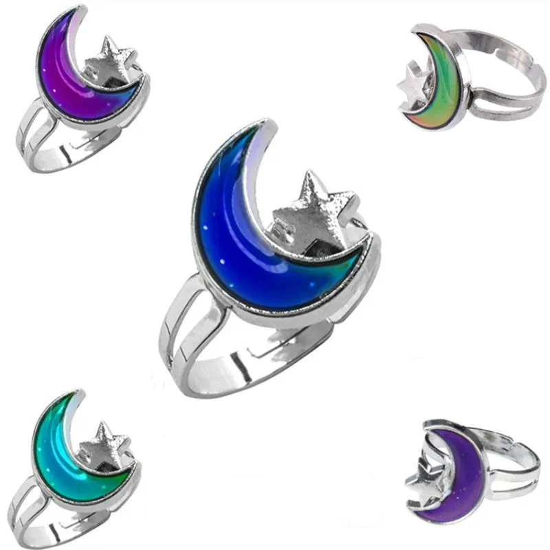 Adjustable Mermaid Mood Ring - Color Changeable with Temperature Variations