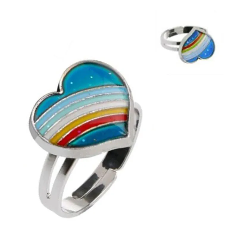 Adjustable Mermaid Mood Ring - Color Changeable with Temperature Variations