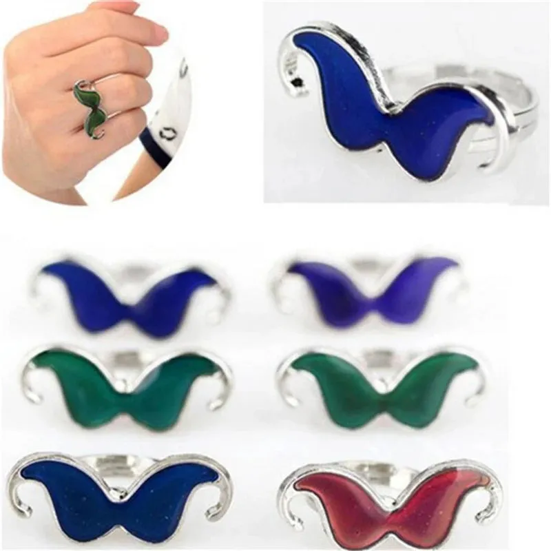 Adjustable Mermaid Mood Ring - Color Changeable with Temperature Variations