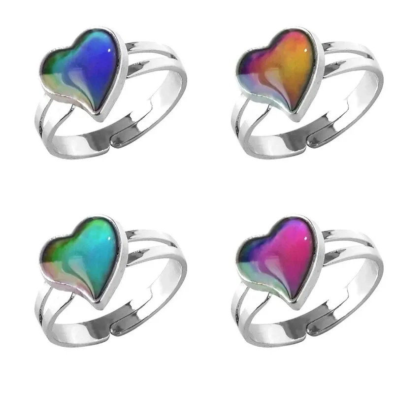Adjustable Mermaid Mood Ring - Color Changeable with Temperature Variations