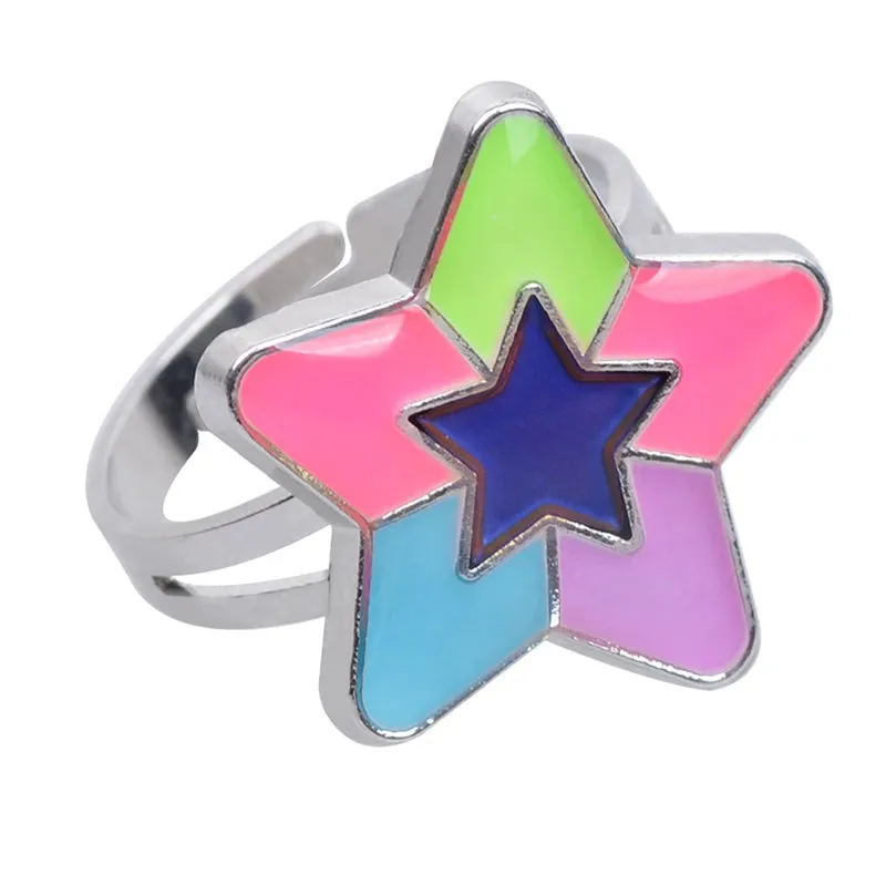Adjustable Mermaid Mood Ring - Color Changeable with Temperature Variations