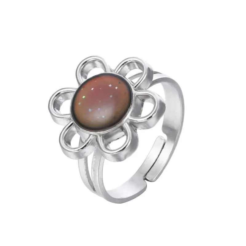 Adjustable Mermaid Mood Ring - Color Changeable with Temperature Variations
