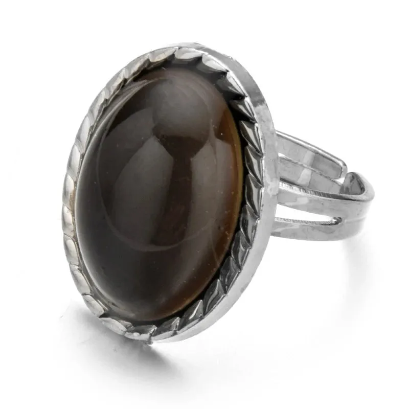 Adjustable Mermaid Mood Ring - Color Changeable with Temperature Variations
