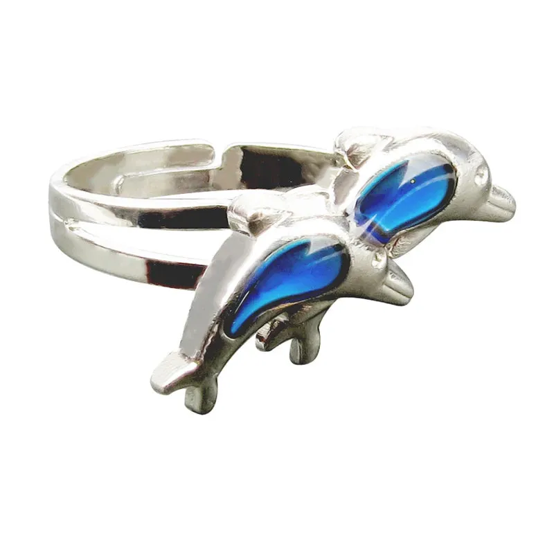 Adjustable Mermaid Mood Ring - Color Changeable with Temperature Variations