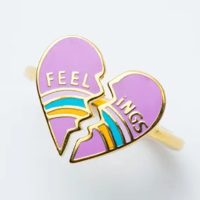Adjustable Ring - Heartbroken Feelings