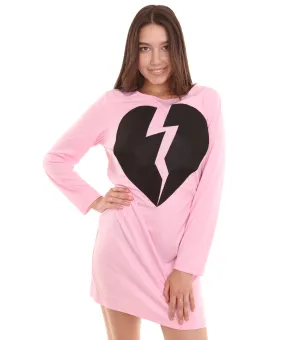 Adult Women's My Heart Is Broken Dress Costume | Lt. Pink Cosplay Costume
