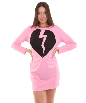 Adult Women's My Heart Is Broken Dress Costume | Pink Cosplay Costume