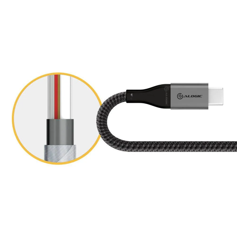 ALOGIC USB-C - USB-C | USB 2.0 | 5A | 480Mbps | 0.3 m (ULCC2030-SGR)