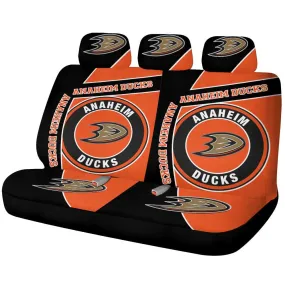 Anaheim Ducks Car Back Seat Cover Custom Car Accessories For Fans