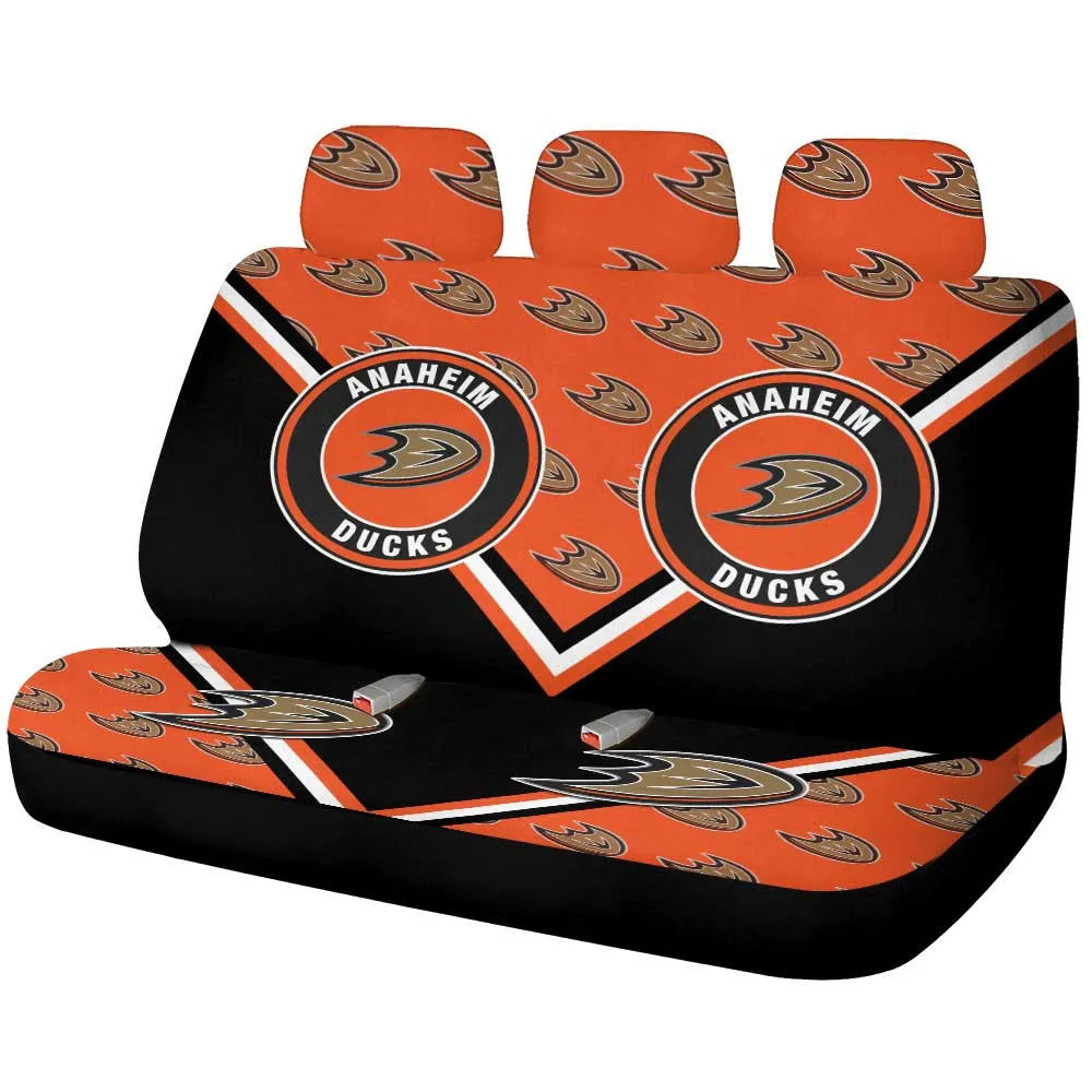 Anaheim Ducks Car Back Seat Cover Custom Car Accessories For Fans