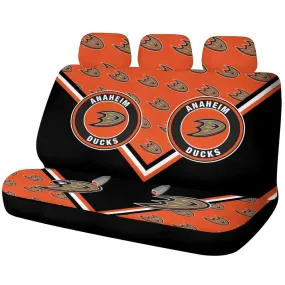 Anaheim Ducks Car Back Seat Cover Custom Car Accessories For Fans