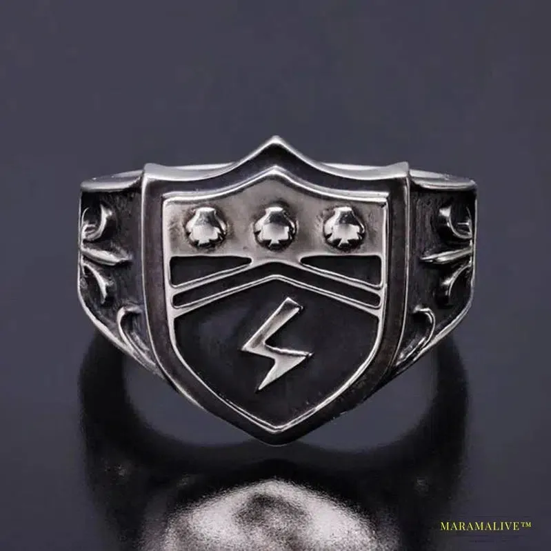 Anime HITMAN REBORN! Vongola Famiglia Pengo Column Ring - Unisex Retro Gothic Cosplay Jewelry
