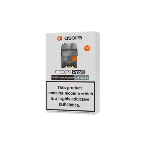Aspire Flexus Pro Replacement Empty Pods 2ml (0.6Ohm, 1.0Ohm)