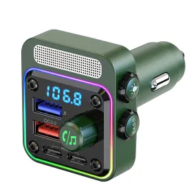 BC91 FM Transmitter For Car Dual PD QC3.0 Fast Car Charger HIFI