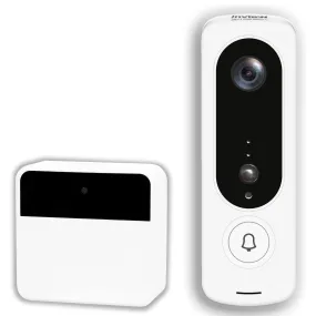 Bell Howell InView BHDC1 1080p Door Bell Camera   BHCH1A Chime Kit (White) (Refurbished)