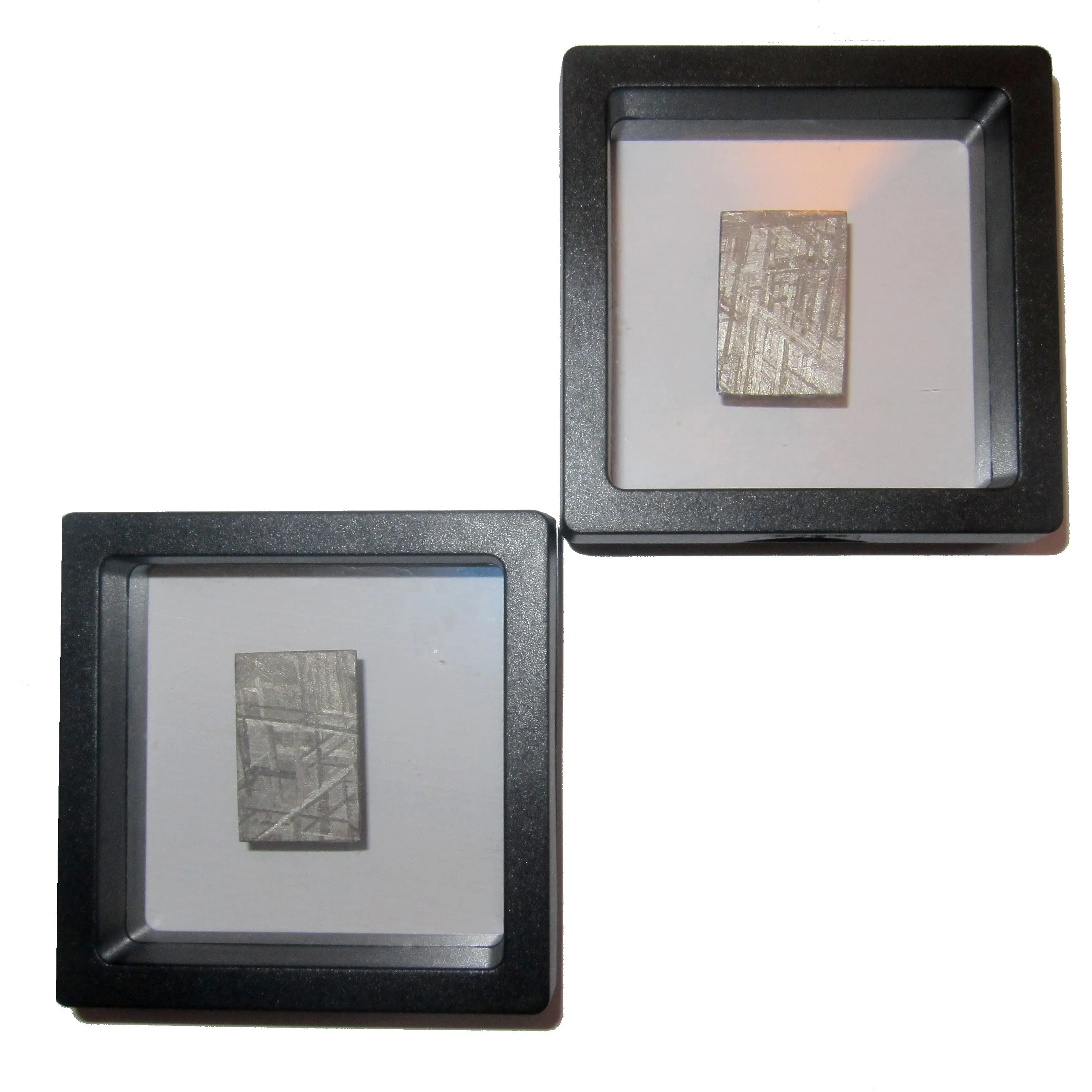 Black Floating Display Case Meteorite Jewelry Crystal Suspension