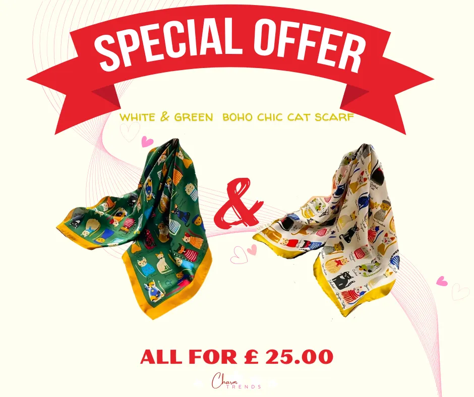 Boho Chic Cat Scarf